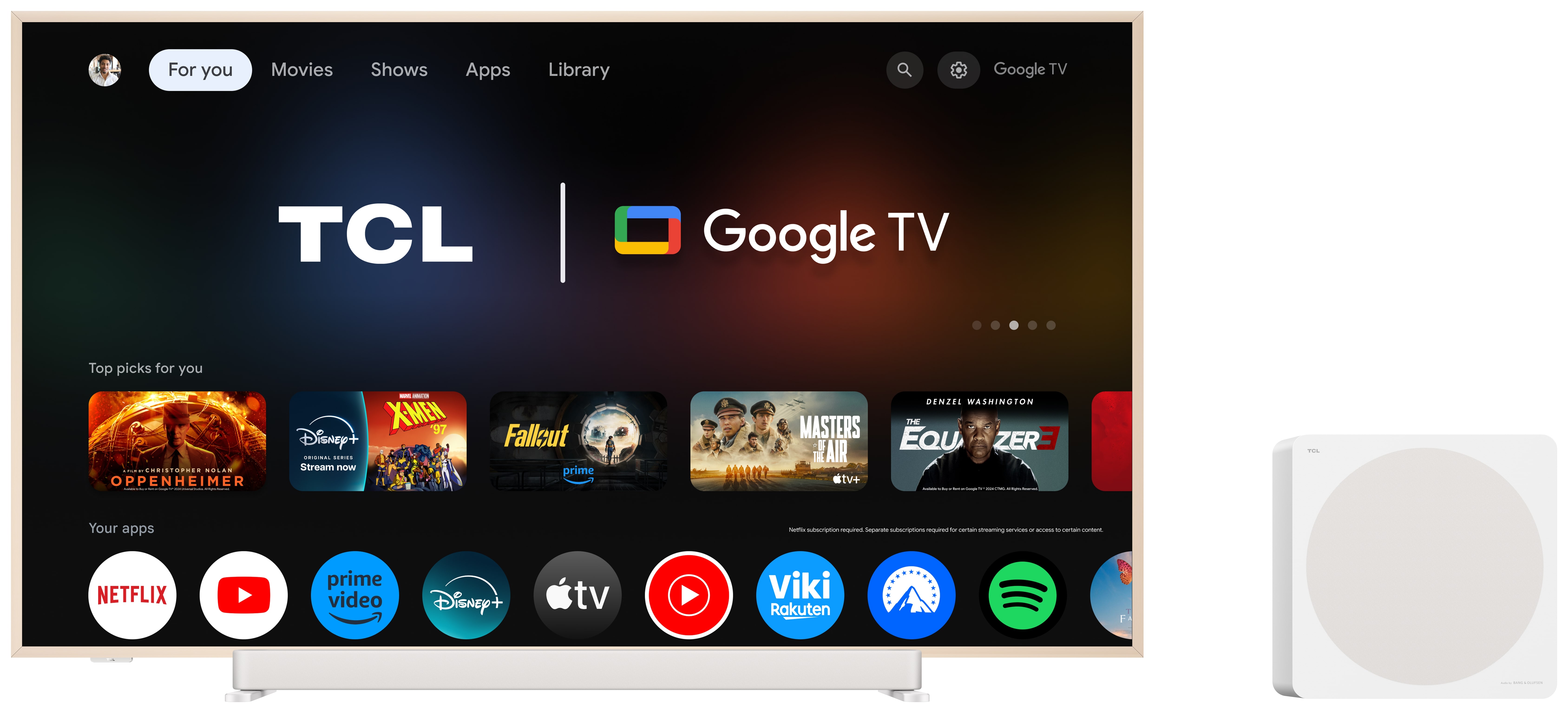 TCL 65A300PRO — izgled proizvoda