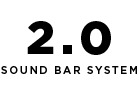 2.0 Sound Bar System