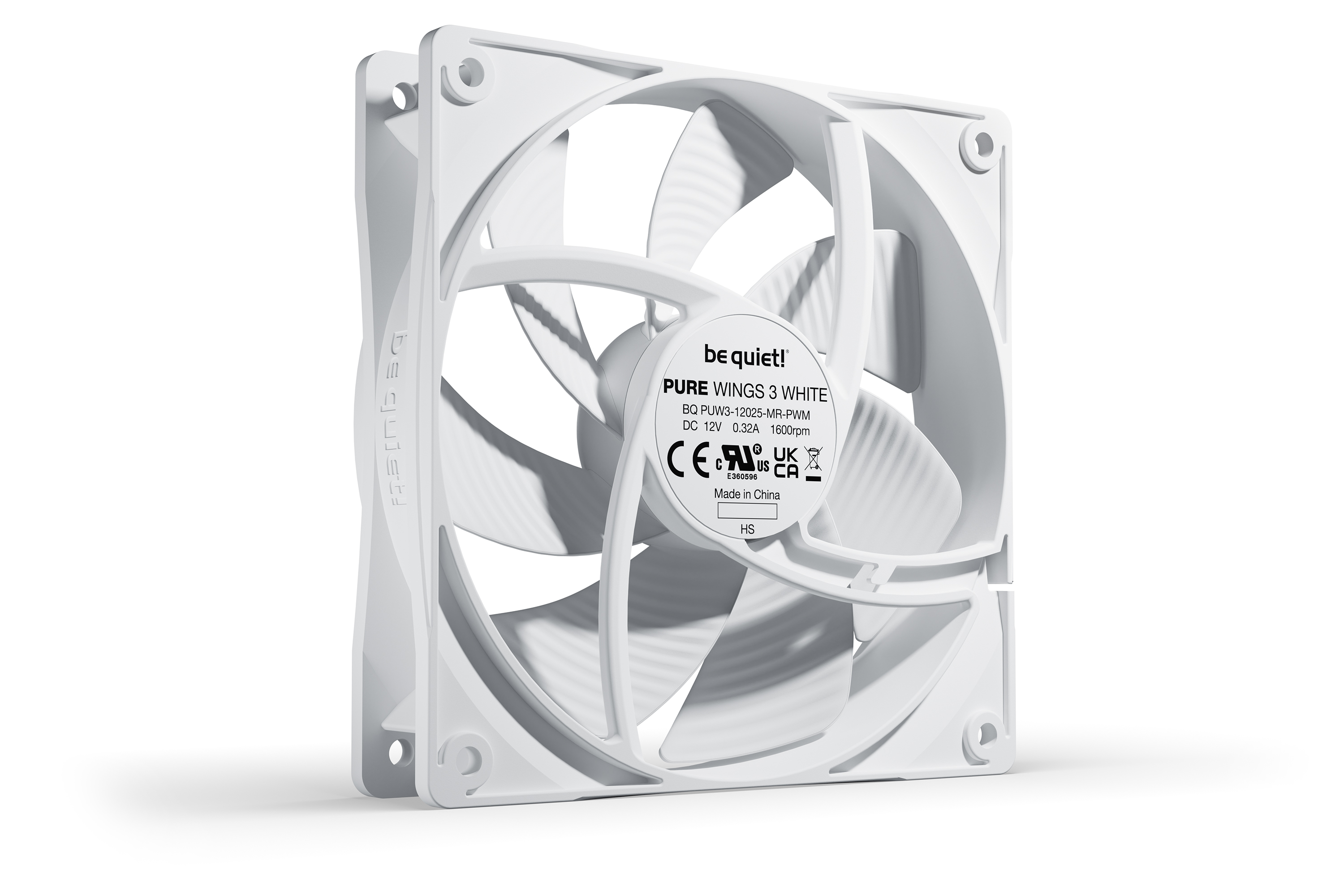 Maximum Optimized Be Quiet! Pure Wings 3 120mm PWM White