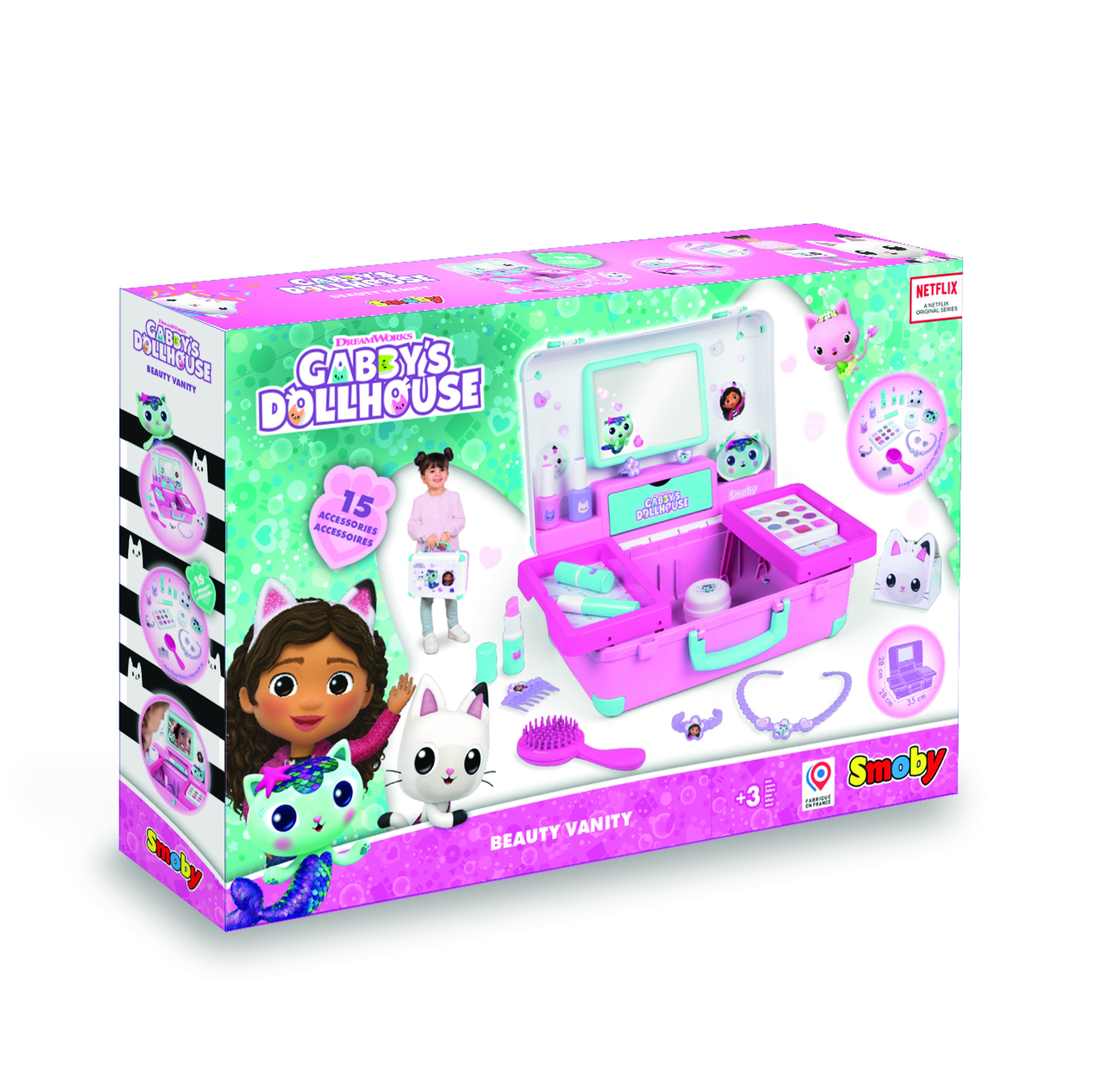 Smoby torba za šminkanje Gabby Beauty vanity – detalj 2