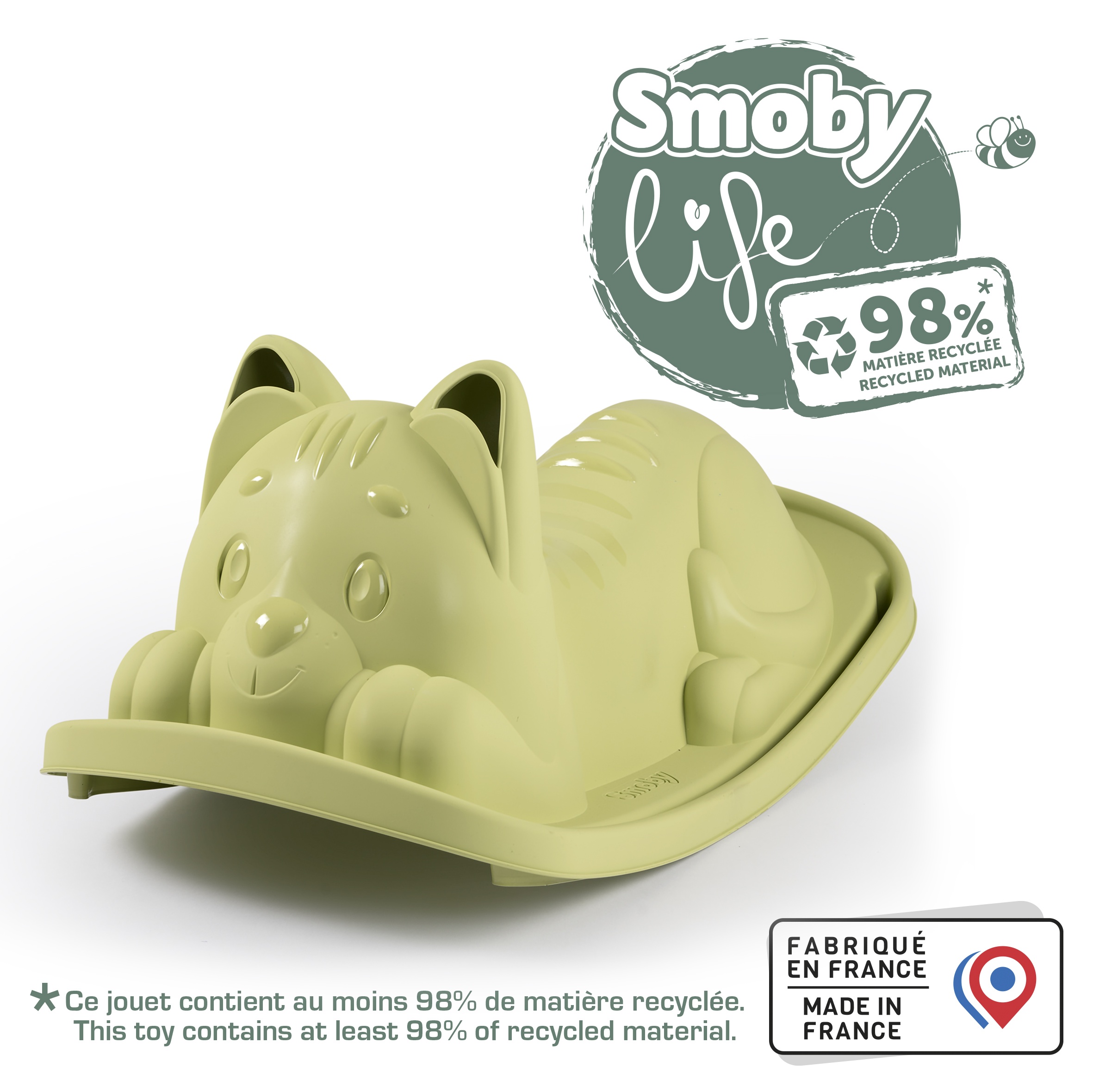 Smoby Klackalica maca zelena – detalj 2