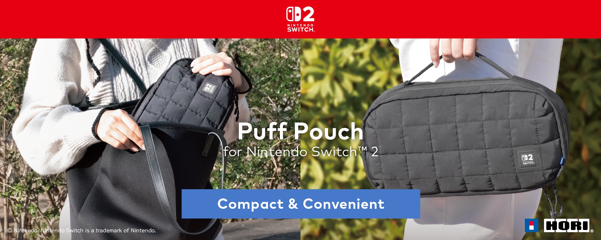 HORI Puff Pouch Black