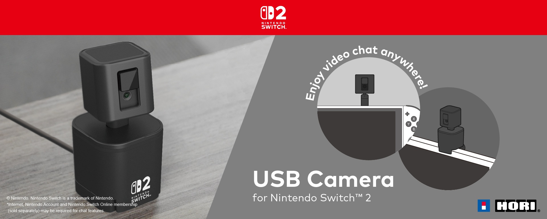 HORI USB Camera Nintendo Switch 2