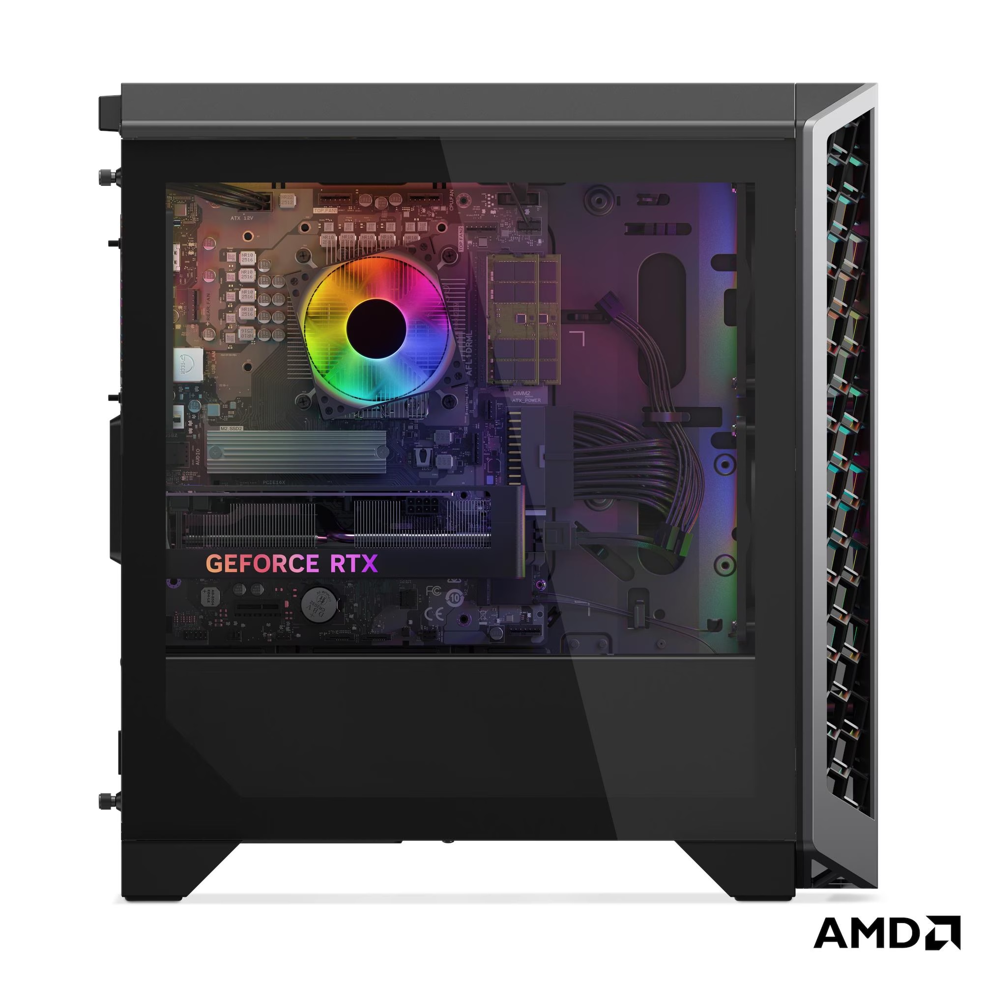 Lenovo LOQ Tower 26ADR10, prozirna bočna stranica i unutrašnjost