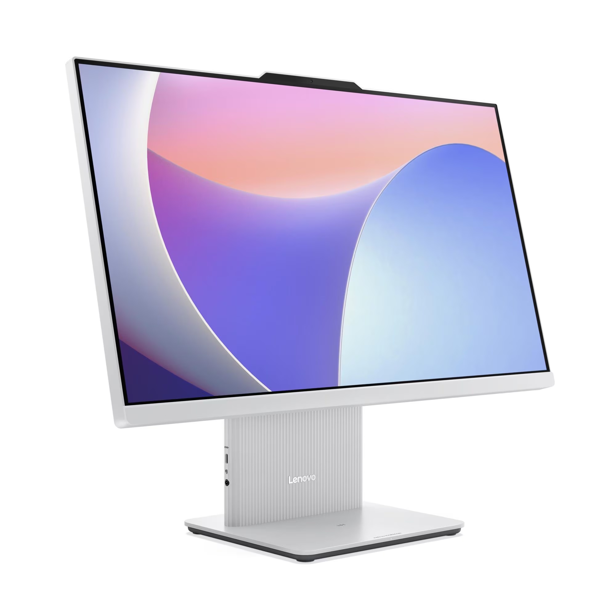 Lenovo IdeaCentre AIO 24IRH9 Cloud Grey, prednji pogled pod kutom