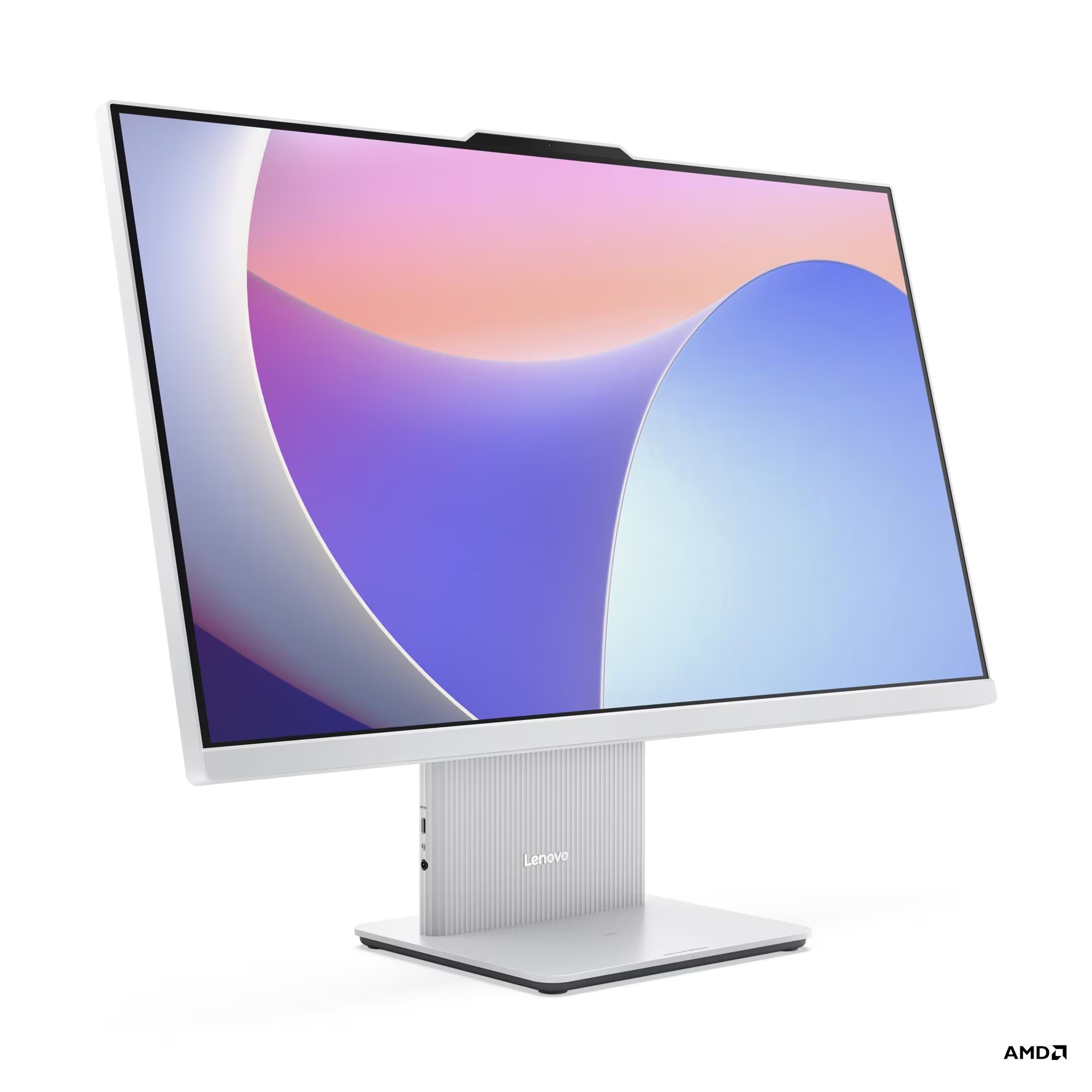 Lenovo IdeaCentre AIO 27ARR9 Cloud Grey, kosi prednji prikaz