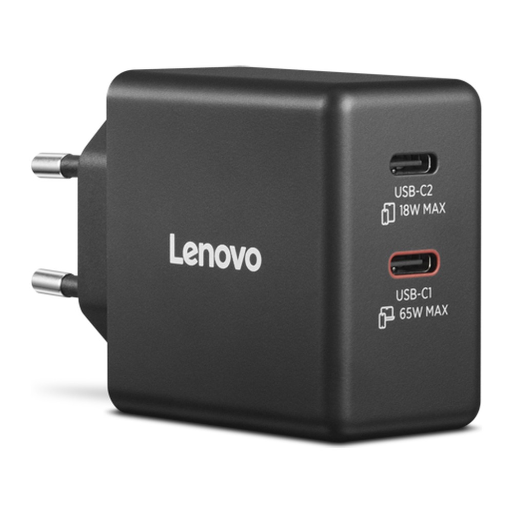 Lenovo Dual USB-C 65W GaN punjač