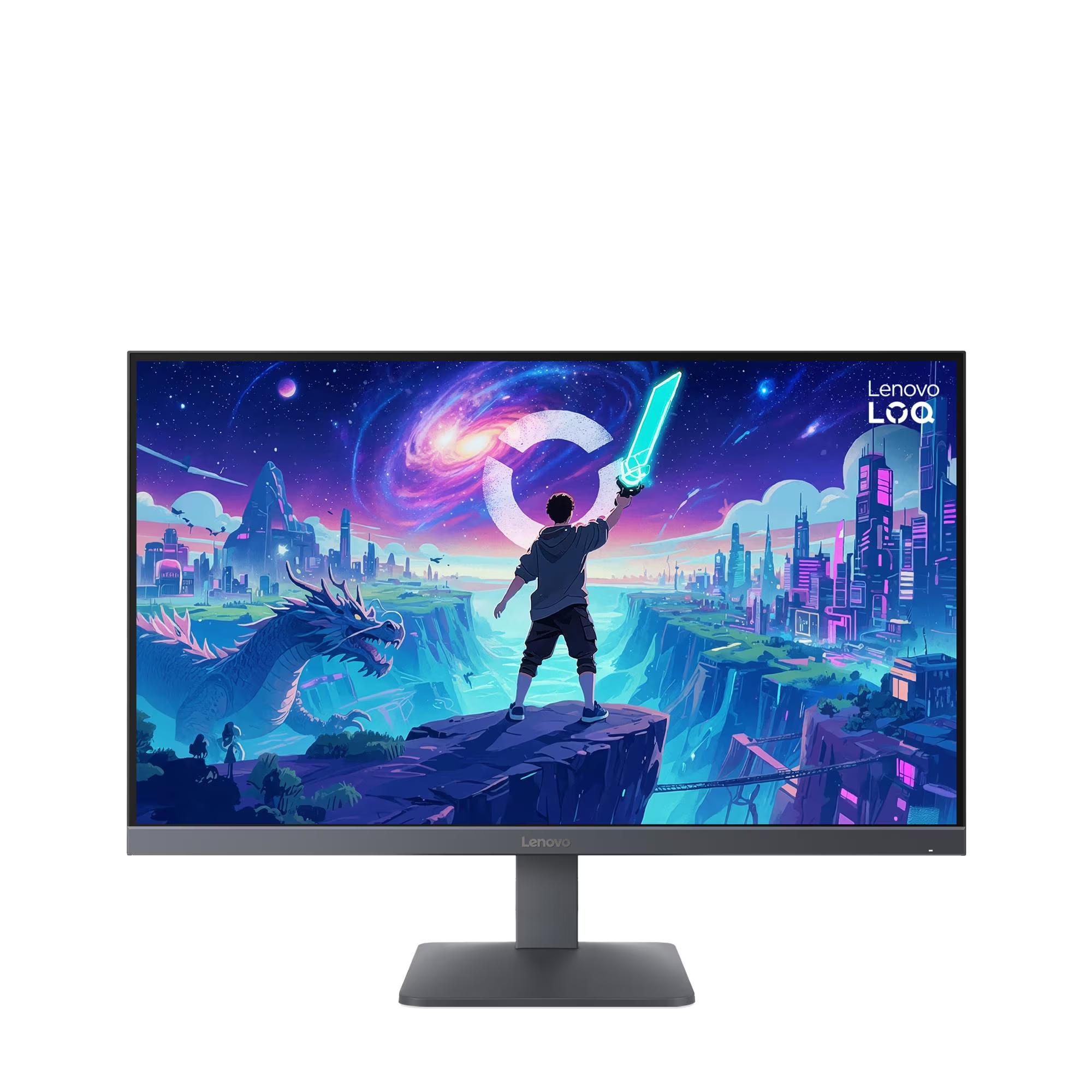 Lenovo LOQ 27-10, prednji prikaz 27-inčnog Full HD ekrana