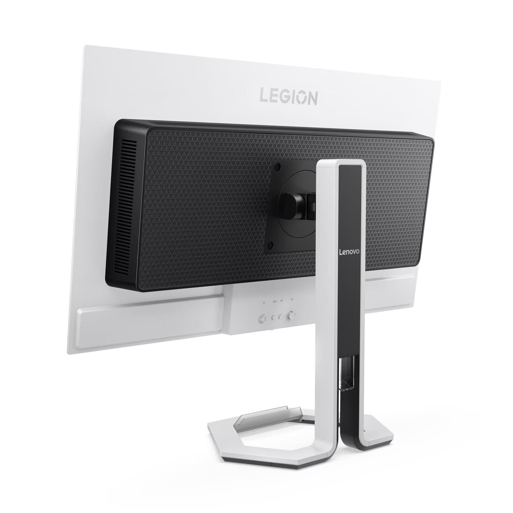 Lenovo Legion Pro 27Q-10, stražnji prikaz kućišta i podesivog postolja