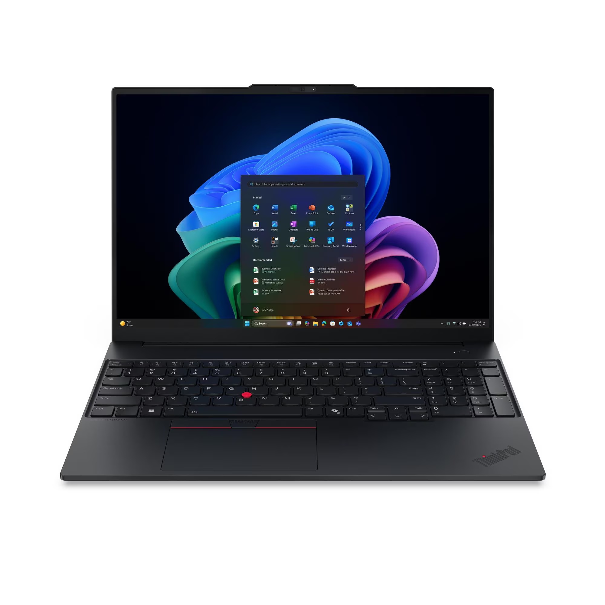 Lenovo ThinkPad E16 Gen 4 sprijeda