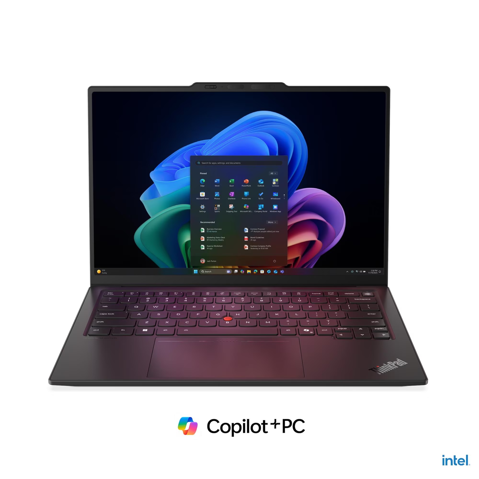 Prednji prikaz Lenovo ThinkPad X1 Carbon Gen 14