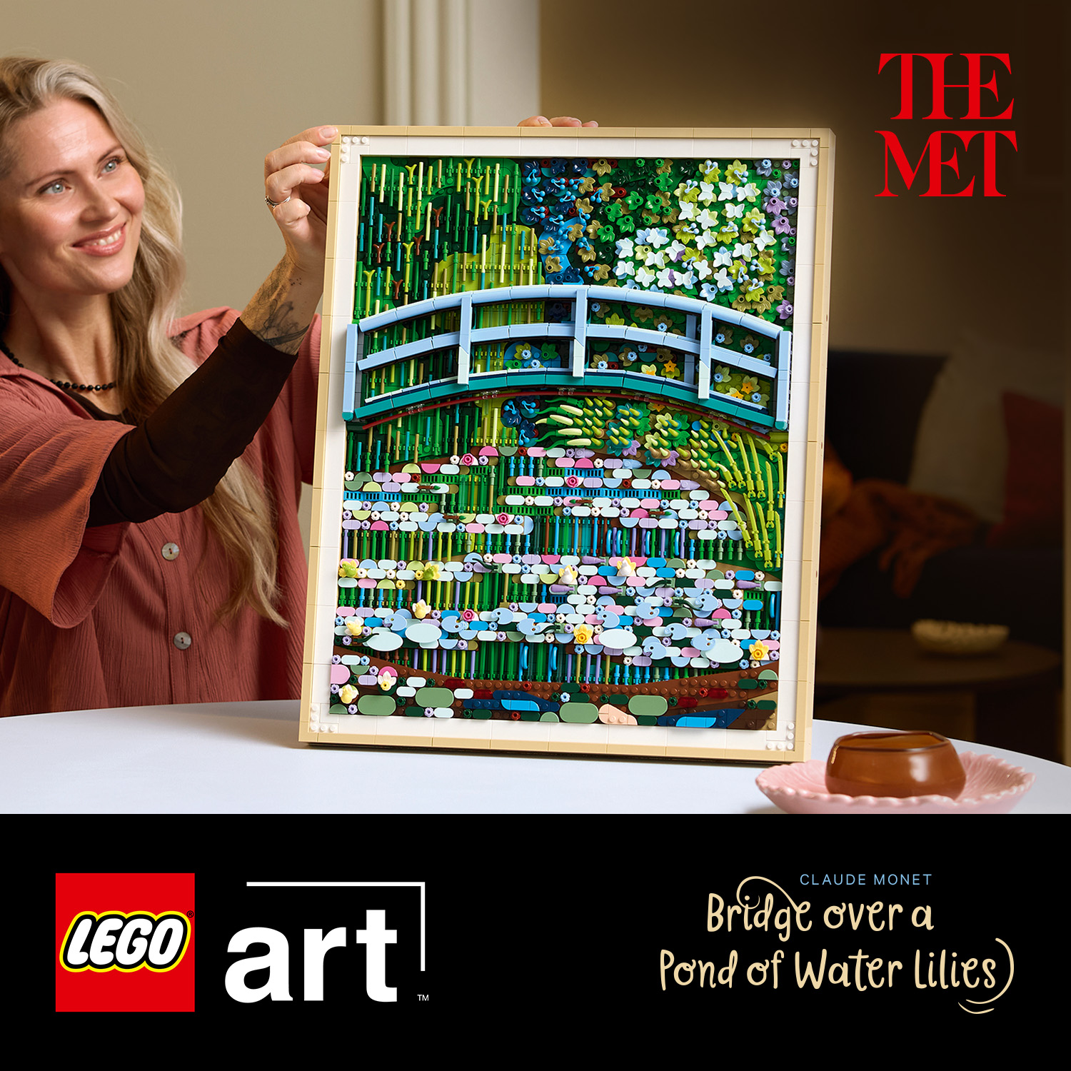 LEGO® Claude Monet zidna umjetnina