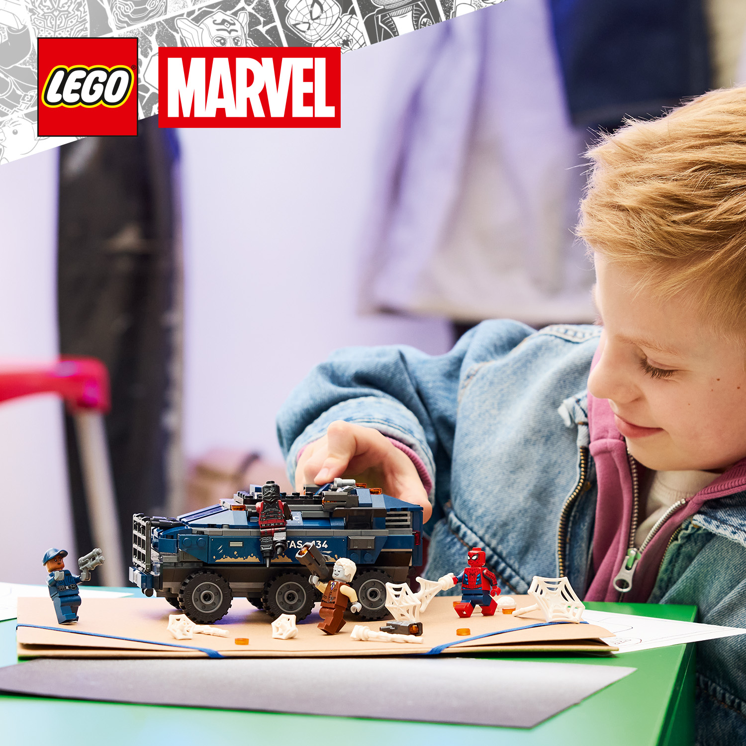 Složivi model vozila iz filma o Spider-Manu