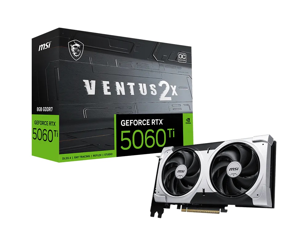 MSI GeForce RTX 5060 Ti Ventus 2X