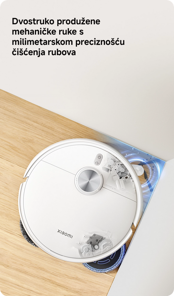 Dvostruko produžene mehaničke ruke s milimetarskom preciznošću čišćenja rubova