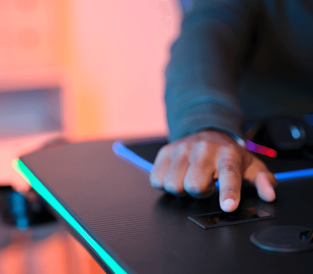 Detalj gaming stola