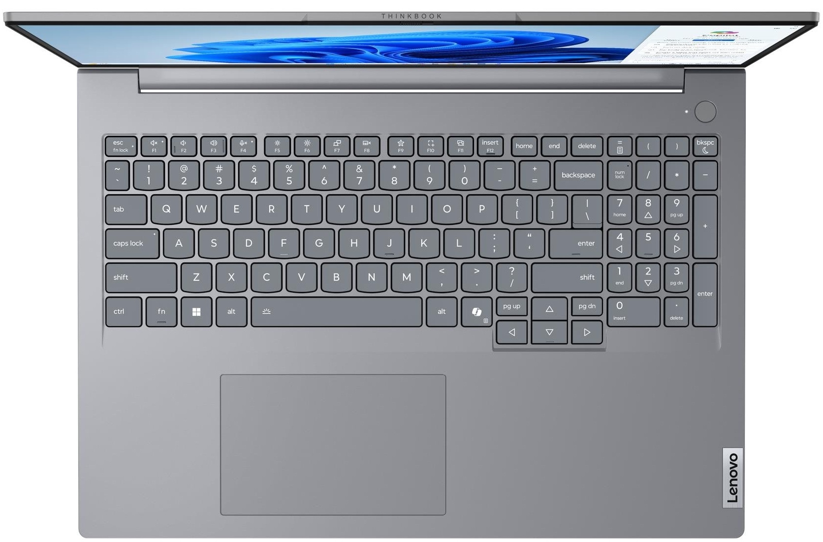 Lenovo ThinkBook 16 R7 21MW0087SC tipkovnica