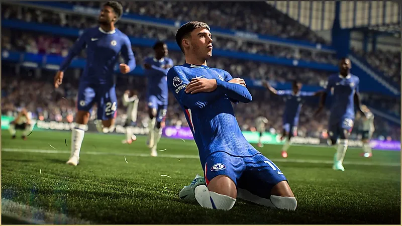 EA SPORTS FC 26, snimka zaslona koja prikazuje igrača Chelsea, Colea Palmera