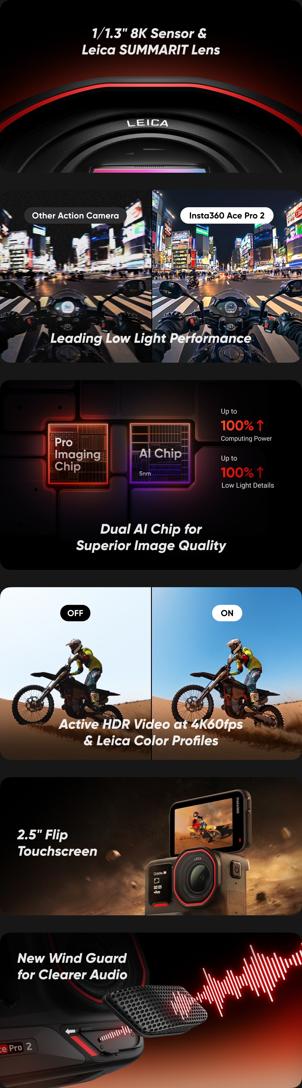 Insta360 Create Section Mobile