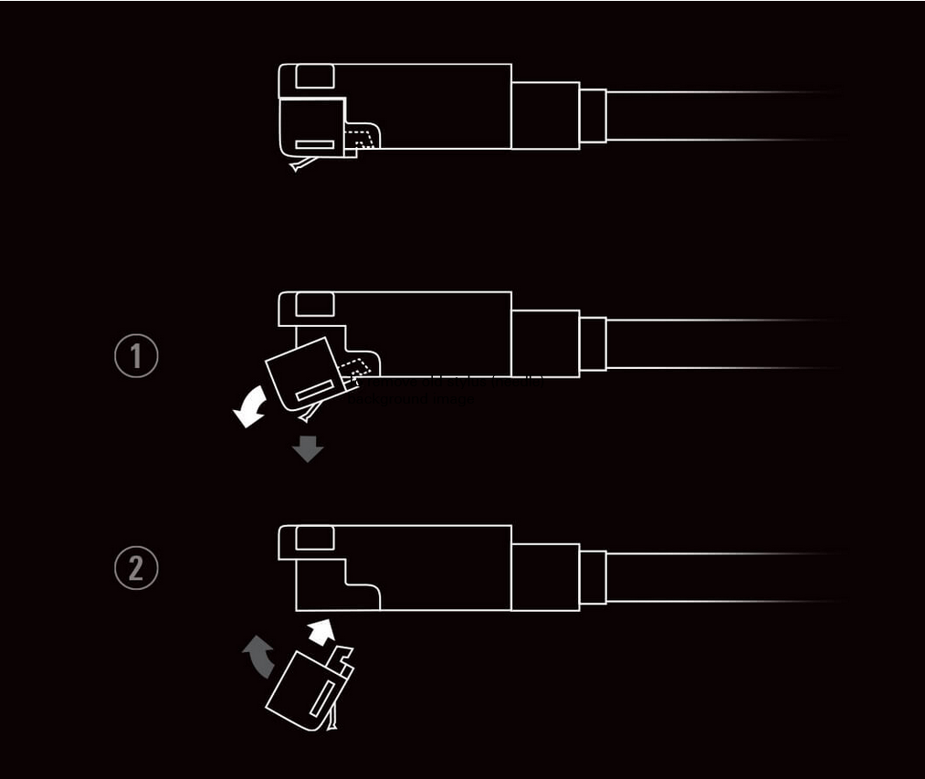 Koraci uklanjanja stare igle ATN3600LC