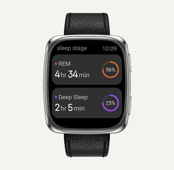 Prikaz spavanja na satu Amazfit