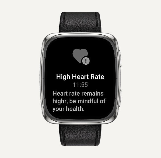 Amazfit prikaz visokog pulsa
