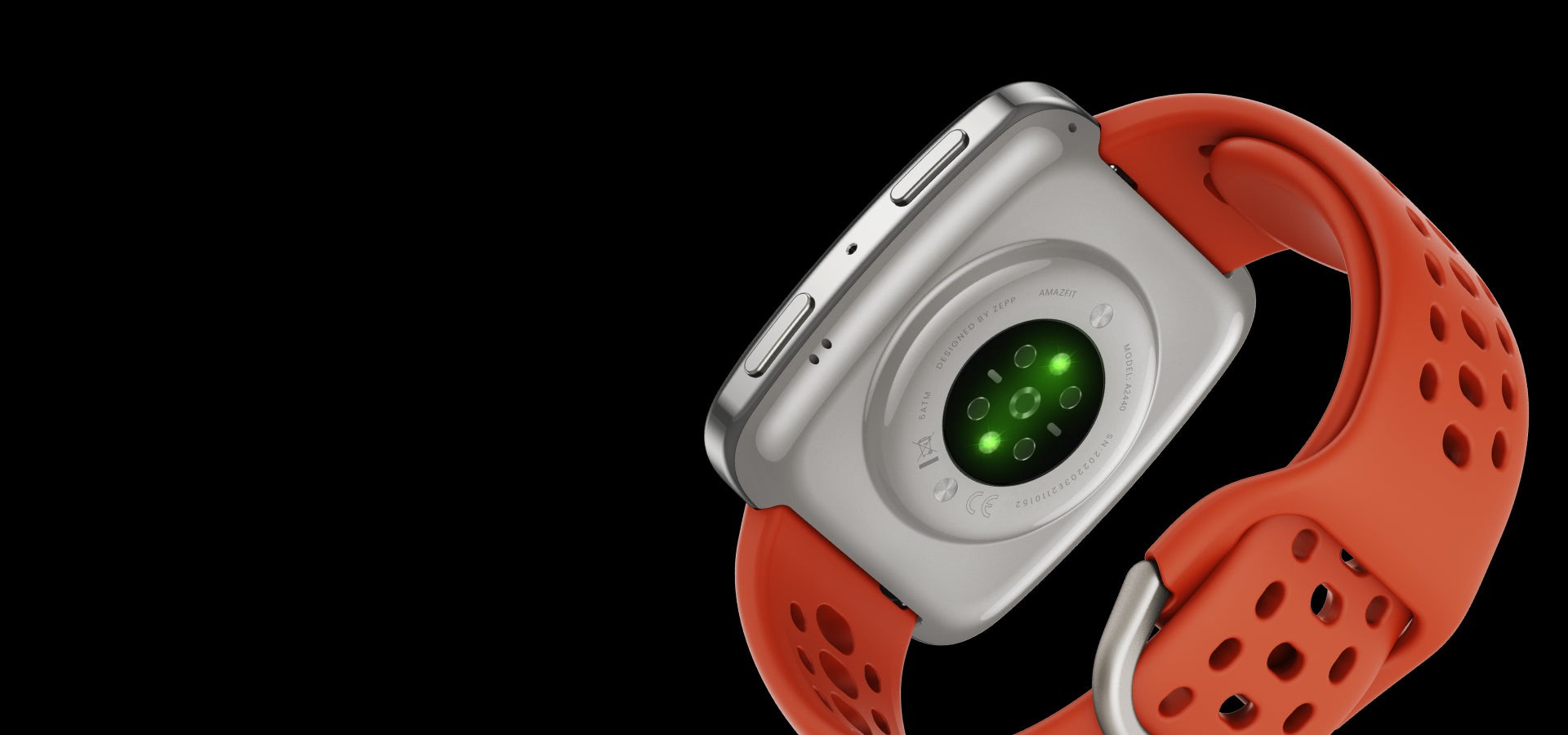 Amazfit Active 2 stražnja strana s BioTracker senzorom