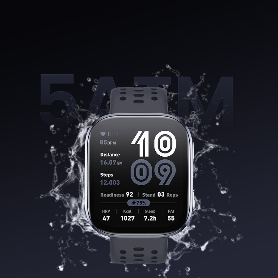 Bip 6 u vodi s prikazom brojčanika