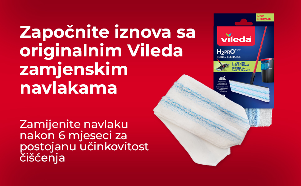 Vileda H2Pro zamjenska krpa