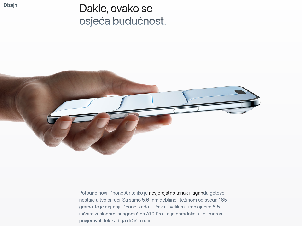 iPhone Air slika 2