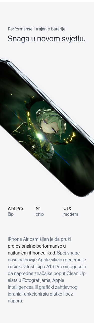 iPhone Air mobilna slika 5