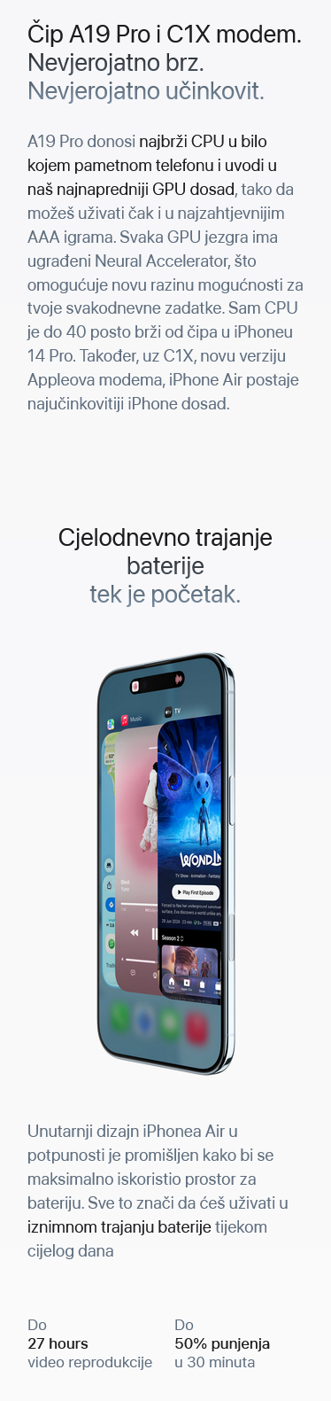 iPhone Air mobilna slika 6