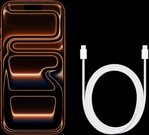 U kutiji — iPhone i USB-C kabel