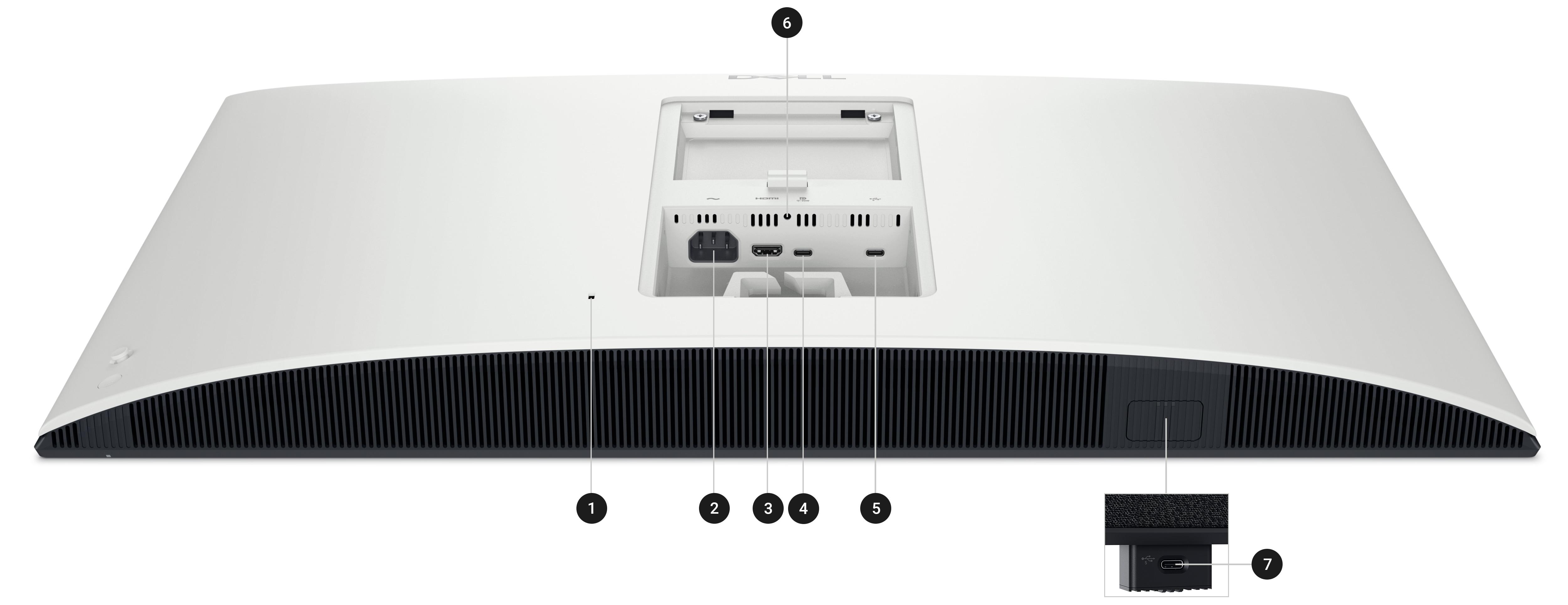 Dell S3225QC portovi