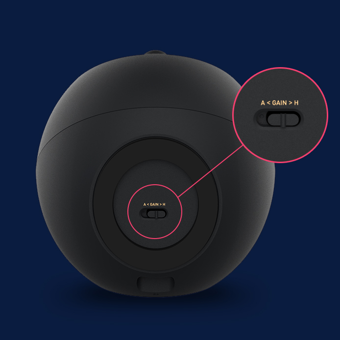 Built-in Gain Switch