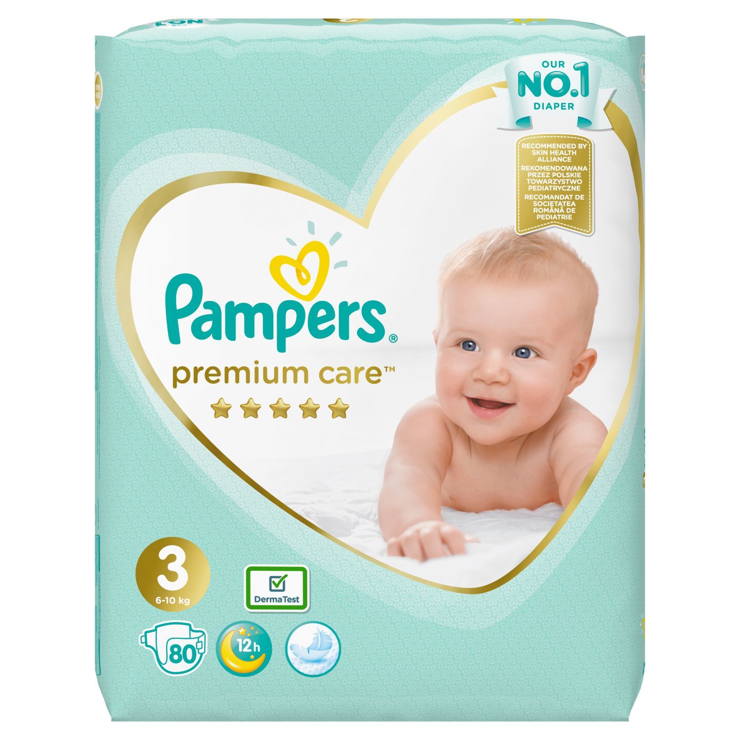 Pampers Premium Care pelene veličina 3 (Midi) 60 kom (6–10 kg)