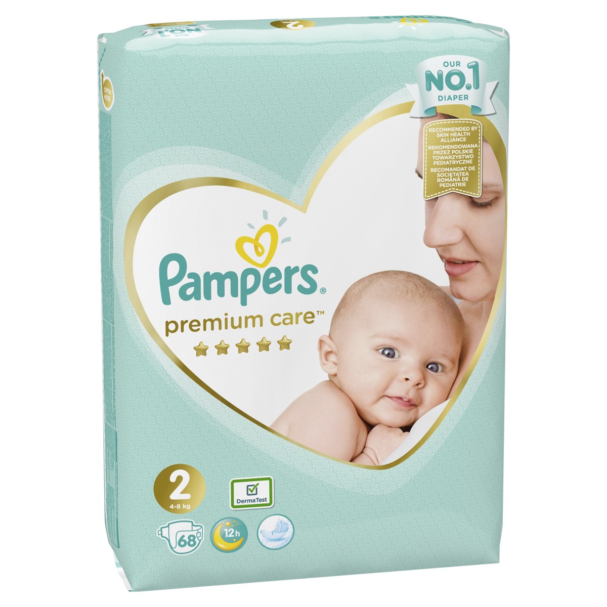 Pampers Premium Care pelene veličina 2 (Mini) 68 kom (4–8 kg)