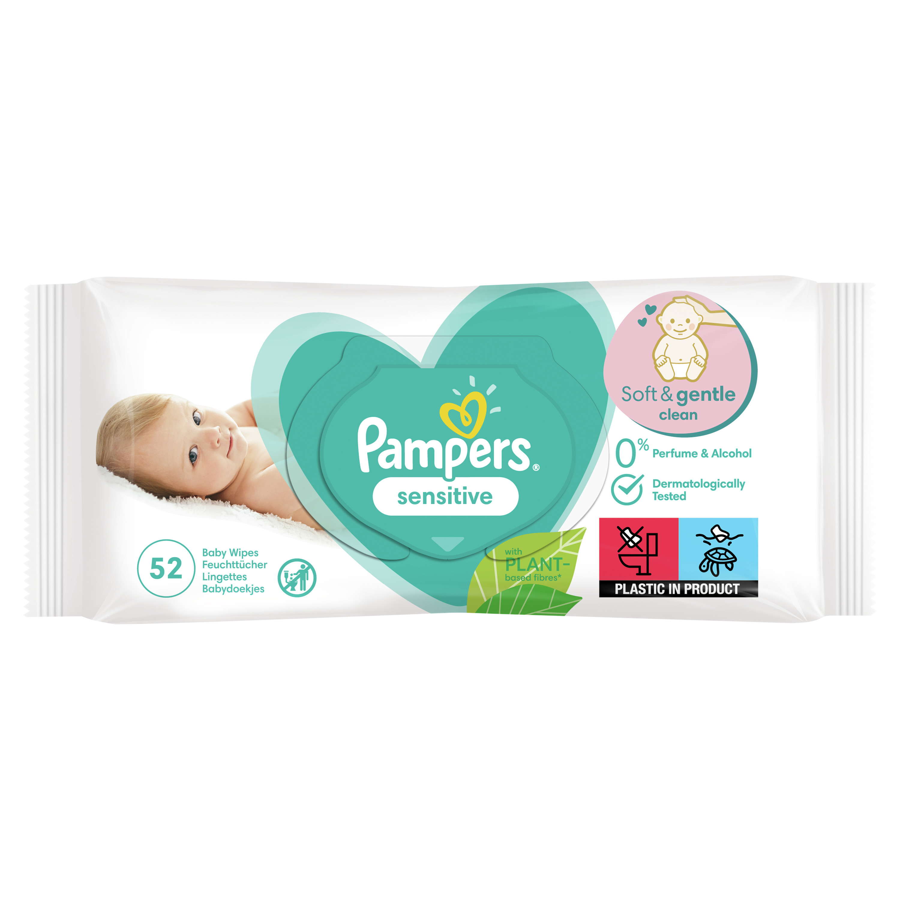 Pampers Sensitive vlažne maramice 52 kom