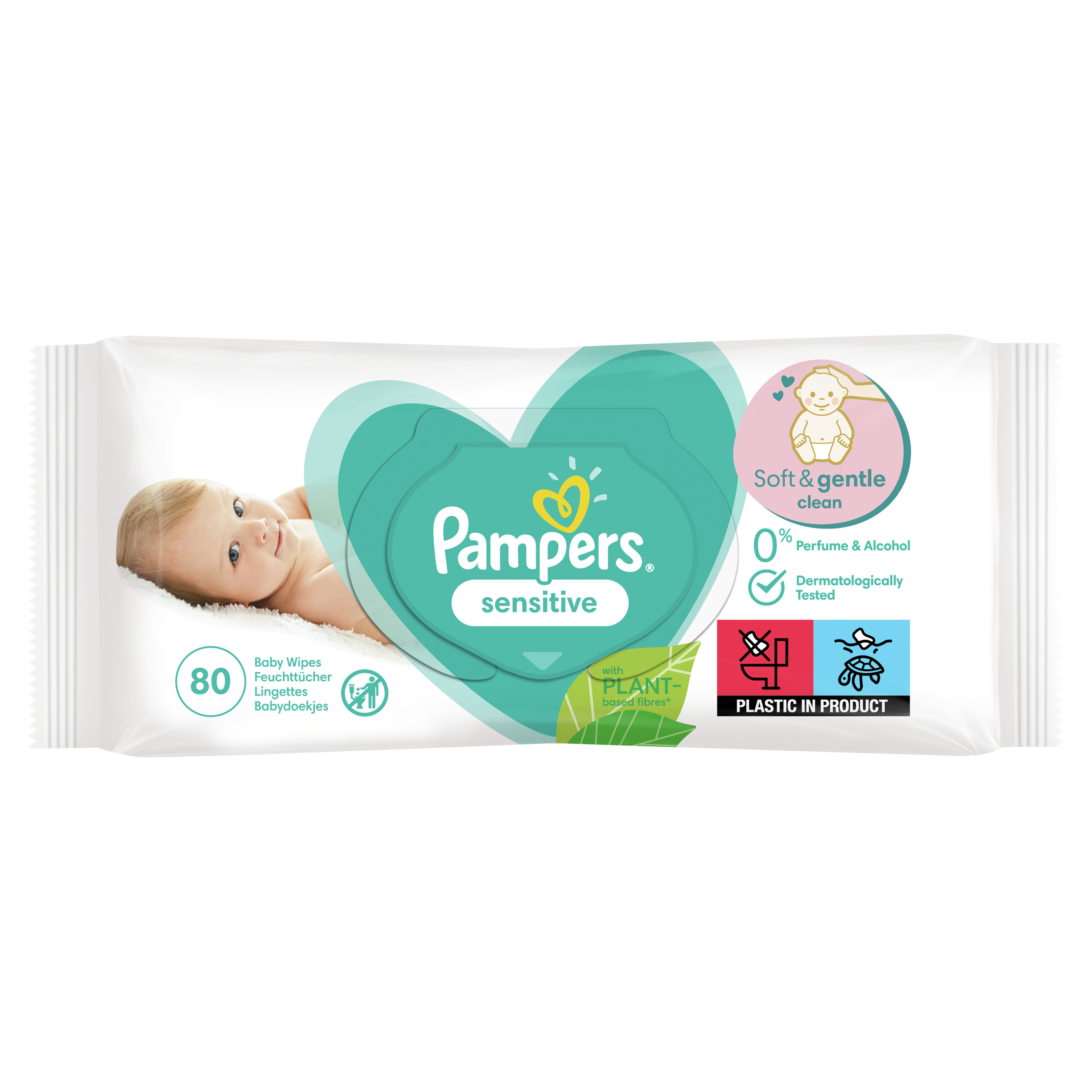 Pampers Sensitive vlažne maramice 80 kom