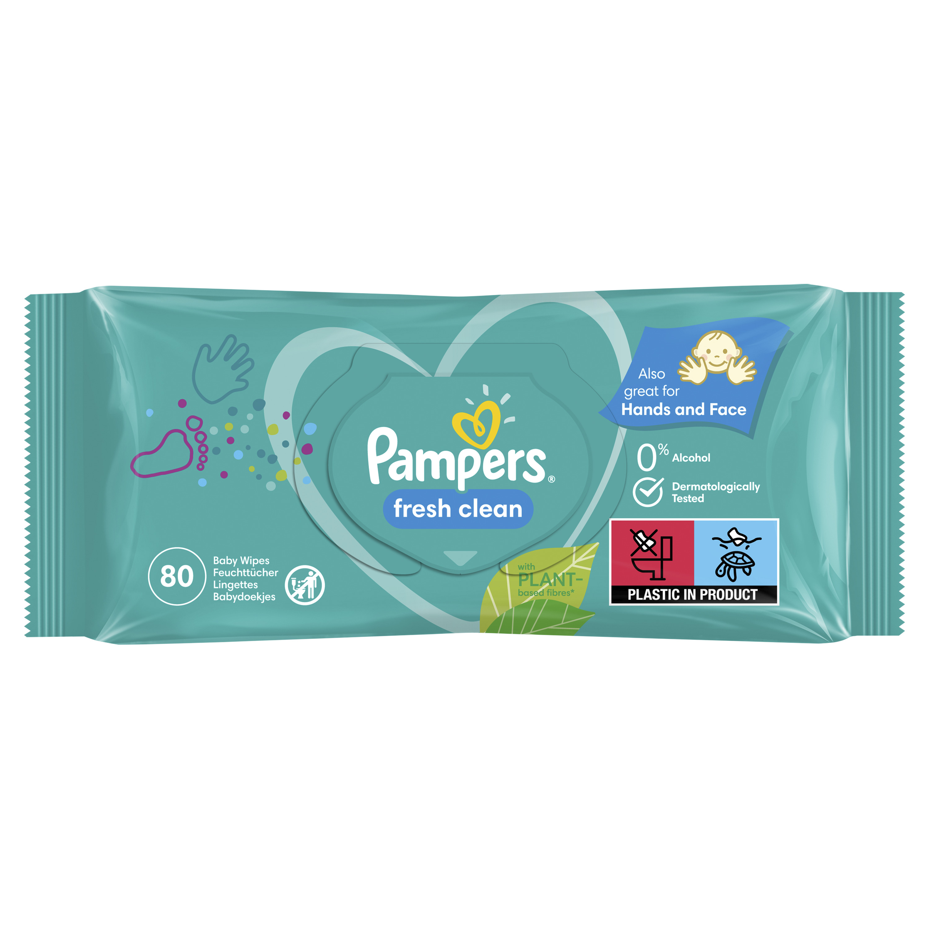 Pampers Fresh Clean vlažne maramice 80 kom