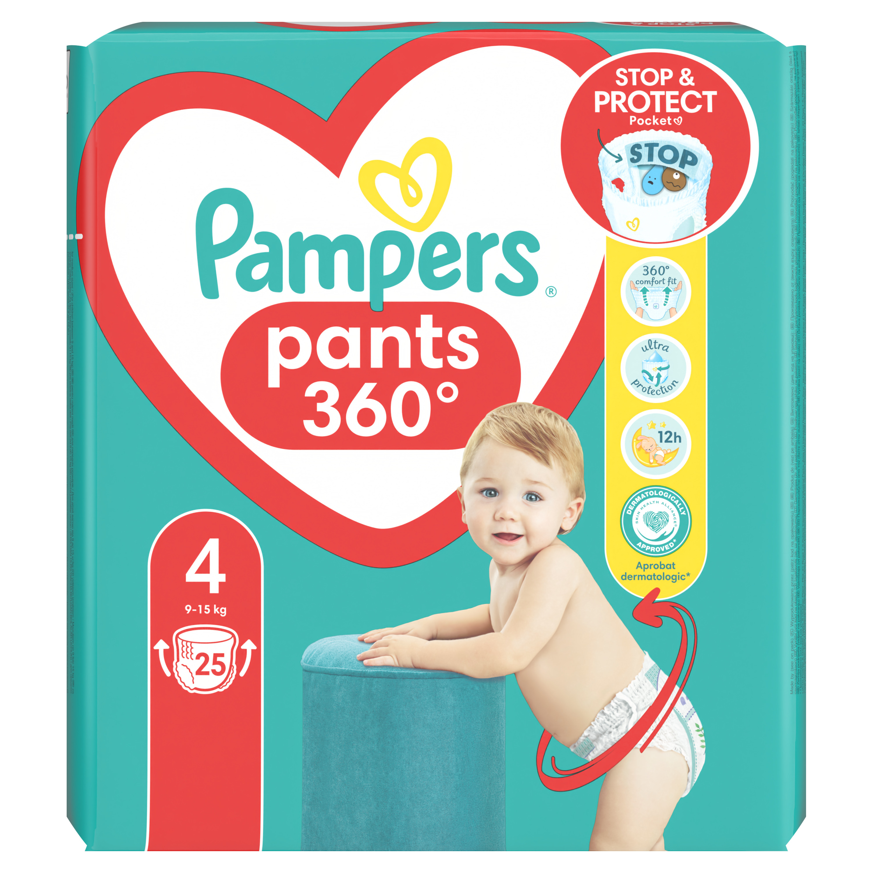 Pampers Pants pelene gaćice veličina 4 (Maxi) 25 kom (9–15 kg)