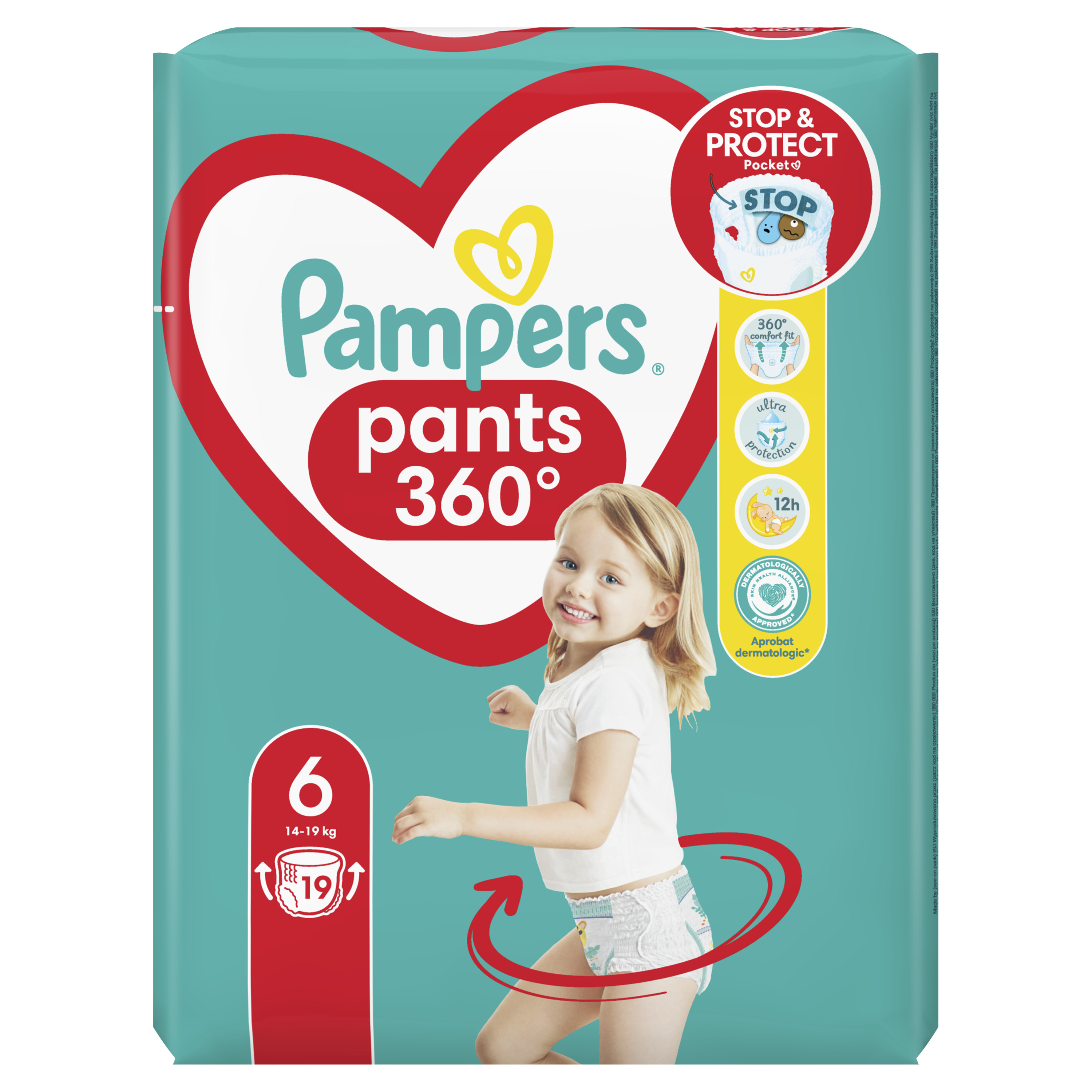 Pampers Pants pelene gaćice veličina 6 (Extra Large) 19 kom (14–19 kg)
