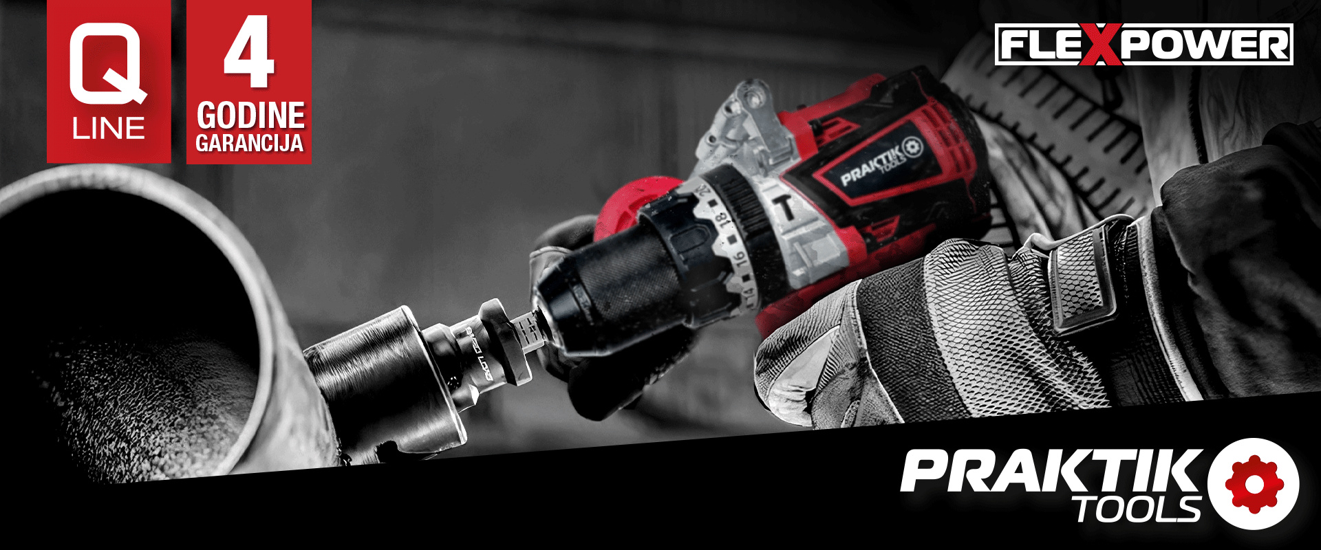 Praktik Tools Q LINE - 4 godine jamstva
